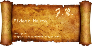 Fidesz Maura névjegykártya